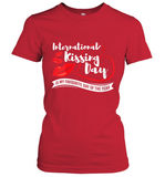 Womens Funny, International Kissing Day, International Kissing Day V Neck T Shirt Women's T-Shirt