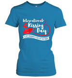 Womens Funny, International Kissing Day, International Kissing Day V Neck T Shirt Women's T-Shirt