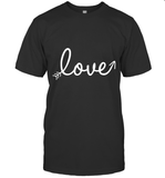 Women's Love Valentines Day Anniversary Shirt T Shirt T-Shirt