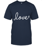 Women's Love Valentines Day Anniversary Shirt T Shirt T-Shirt