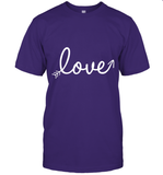 Women's Love Valentines Day Anniversary Shirt T Shirt T-Shirt