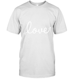 Women's Love Valentines Day Anniversary Shirt T Shirt T-Shirt