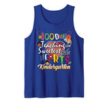 100 Days of School of Teaching Lil Hearts Teacher Valentines Tank Top
