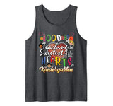 100 Days of School of Teaching Lil Hearts Teacher Valentines Tank Top