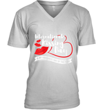 Womens Funny, International Kissing Day, International Kissing Day V Neck T Shirt V-Neck T-Shirt