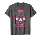 2nd Grade Shirts Teachers Valentine Party Cute Little Hearts T-Shirt