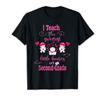 2nd Grade Shirts Teachers Valentine Party Cute Little Hearts T-Shirt