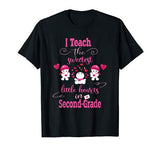2nd Grade Shirts Teachers Valentine Party Cute Little Hearts T-Shirt
