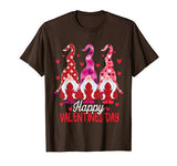3 Gnomes Valentine Hearts Cute Valentine’s Day Gift Kids T-Shirt