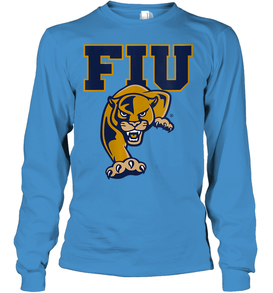 Men's Blue FIU Panthers Long Sleeve T-Shirt