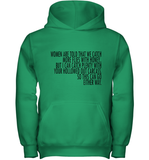 Women Are Told That We Catch More Flies With Honey T Shirt Youth Hoodie