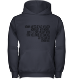 Women Are Told That We Catch More Flies With Honey T Shirt Youth Hoodie