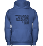 Women Are Told That We Catch More Flies With Honey T Shirt Youth Hoodie