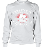 Womens Funny, International Kissing Day, Kisses for free. One day V Neck T Shirt Youth Long Sleeve