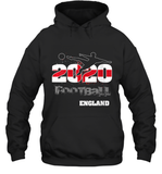 Womens England Flag Football Supporter Sports Gifts V Neck T Shirt Hoodie