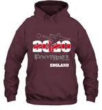 Womens England Flag Football Supporter Sports Gifts V Neck T Shirt Hoodie