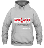 Womens England Flag Football Supporter Sports Gifts V Neck T Shirt Hoodie