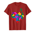8 Bit Heart Video Gamer Gift Mens Boys Valentines Day T-Shirt