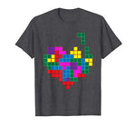 8 Bit Heart Video Gamer Gift Mens Boys Valentines Day T-Shirt