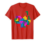 8 Bit Heart Video Gamer Gift Mens Boys Valentines Day T-Shirt
