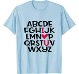 ABC I Love You Valentine – Teacher Valentine’s Day T-Shirt