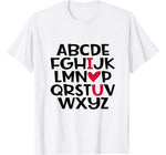 ABC I Love You Valentine – Teacher Valentine’s Day T-Shirt