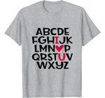 ABC I Love You Valentine – Teacher Valentine’s Day T-Shirt