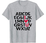 ABC I Love You Valentine – Teacher Valentine’s Day T-Shirt