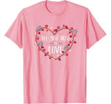 All You Need Is Love T-Shirt St Valentine’s Day Kids & Women