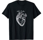 Anatomical Heart Illustration Spread The Love Valentine Art T-Shirt
