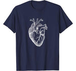 Anatomical Heart Illustration Spread The Love Valentine Art T-Shirt