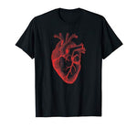 Anatomical Heart Spread The Love Artsy Valentine Gift T-Shirt