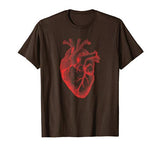 Anatomical Heart Spread The Love Artsy Valentine Gift T-Shirt