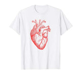 Anatomical Heart Spread The Love Artsy Valentine Gift T-Shirt