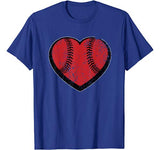 Baseball Heart Vintage Valentine’s Day Shirt for Kids Boys