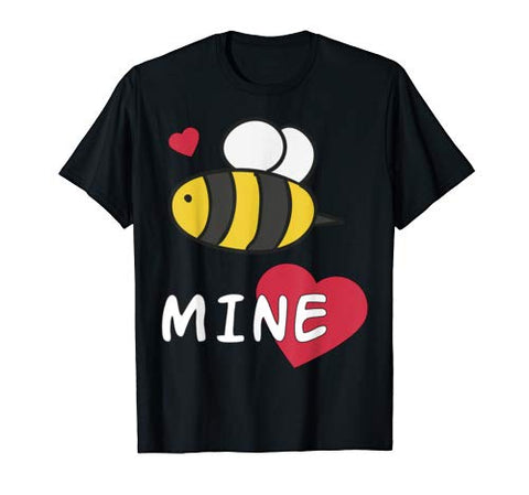 Bee Mine Shirt Funny Valentines Day Gifts Love Heart T Shirt