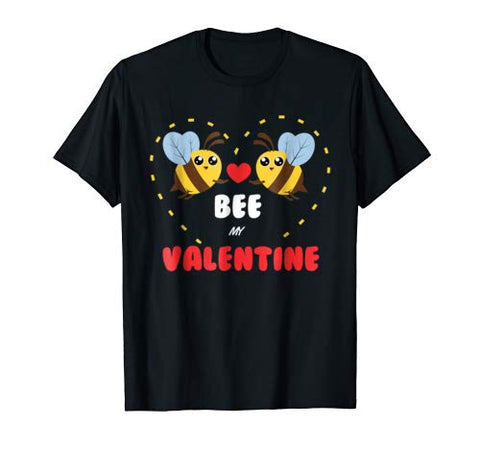 Bee My Valentine T-Shirt Valentines Day Beekeeper Shirt Gift