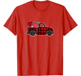Buffalo Plaid Heart Shirt Valentine’s Day Buffalo Truck Tee