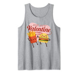 Burger and Fries Gift Funny Be My Valentine Tank Top