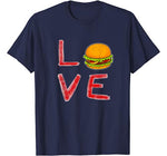 Burger is My valentine 2020 Funny valentine gift T-Shirt
