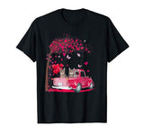 Cat Pink Truck Heart Tree Valentine’s Day Lover Gift T-Shirt