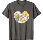 Cats Couple Heart Shape Kawaii Kitten Cat Valentines Day T-Shirt