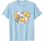 Cats Couple Heart Shape Kawaii Kitten Cat Valentines Day T-Shirt
