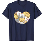 Cats Couple Heart Shape Kawaii Kitten Cat Valentines Day T-Shirt
