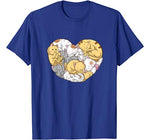 Cats Couple Heart Shape Kawaii Kitten Cat Valentines Day T-Shirt
