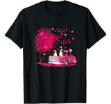 Cavalier King Charles Spaniel Couple Truck Valentine’s day T-Shirt