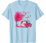 Cavalier King Charles Spaniel Couple Truck Valentine’s day T-Shirt