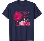 Cavalier King Charles Spaniel Couple Truck Valentine’s day T-Shirt