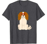 Cavalier King Charles Spaniel Valentine’s Day Heart T Shirt