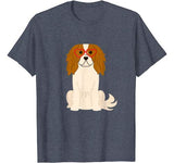 Cavalier King Charles Spaniel Valentine’s Day Heart T Shirt